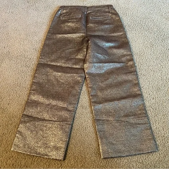 Madewell Slim Emmett Wide-Leg Crop Pants - Picture 4 of 5